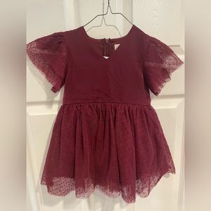Maroon Ivy City dress size 12-18m